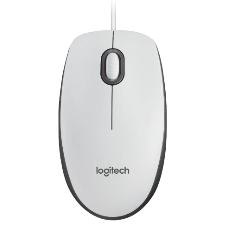 Mouse Logitech M100 Corded White