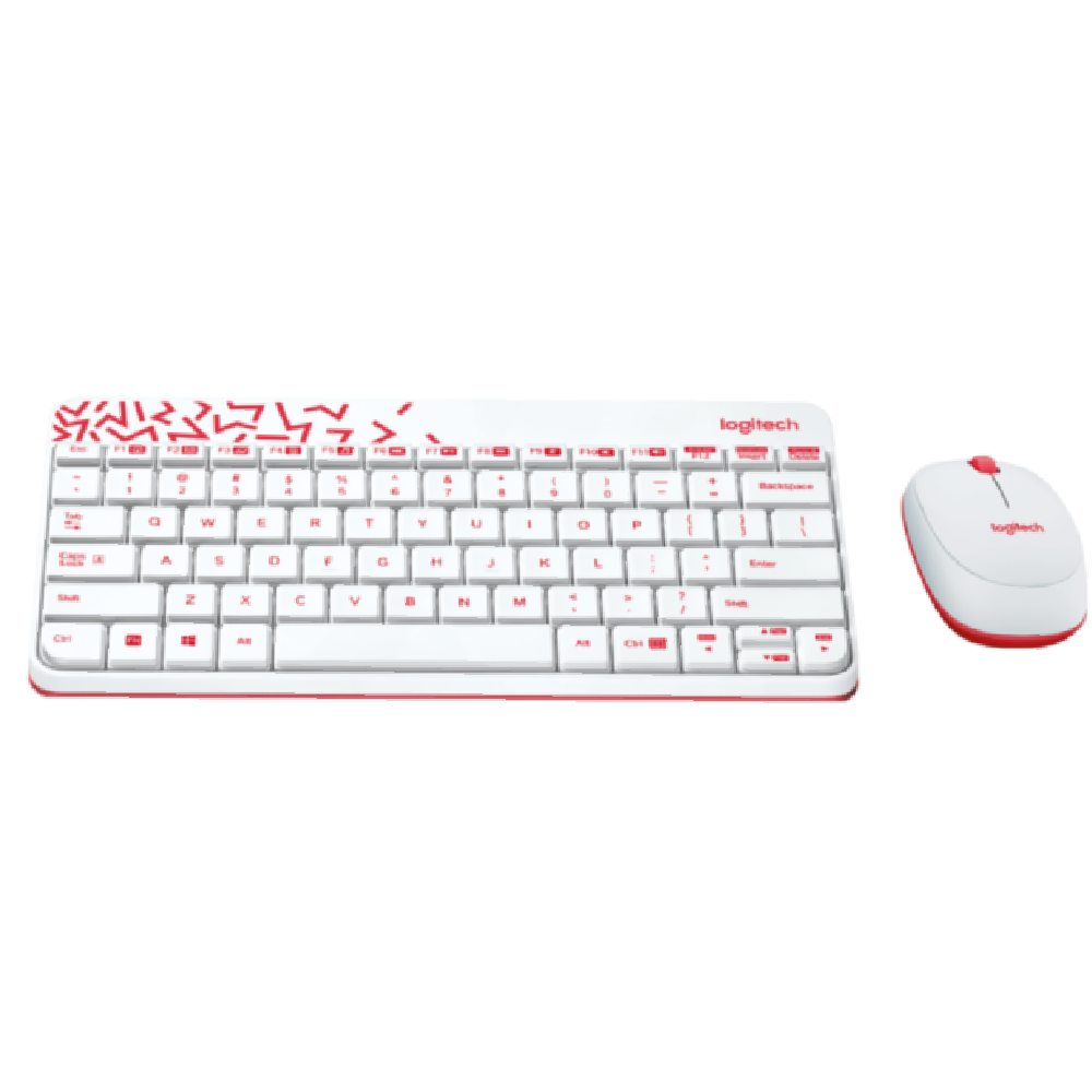 Klaviatura/mouse Logitech MK240 Red